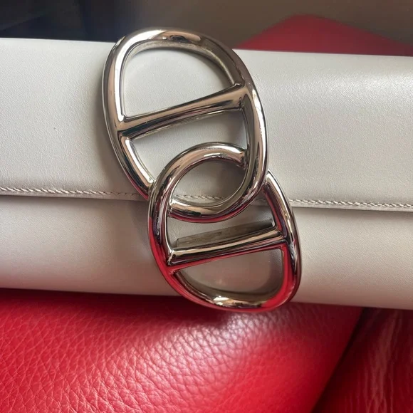 Authentic HERMES Leather Clutch - Picture 3 of 10